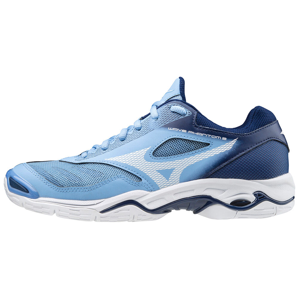 Zapatillas Balonmano Mizuno Wave Phantom 2 Mujer Azules/Blancas Comprar VSUM-21340